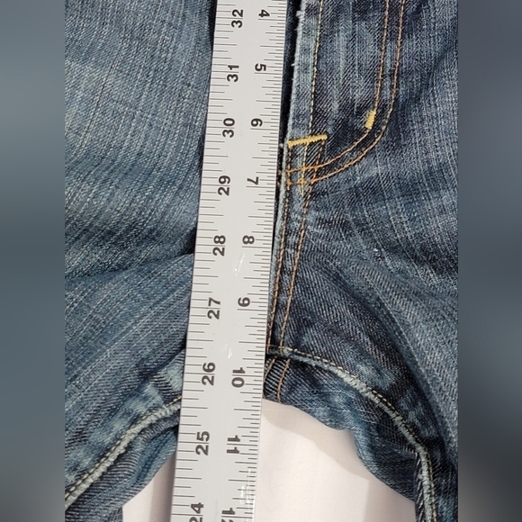 David Kahn Lauren Bootcut Mid Rise Denim Jean Women's Size 12 Color Manhattan - Picture 10 of 11